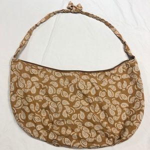 Vintage Mustard Paisley Sling Bag